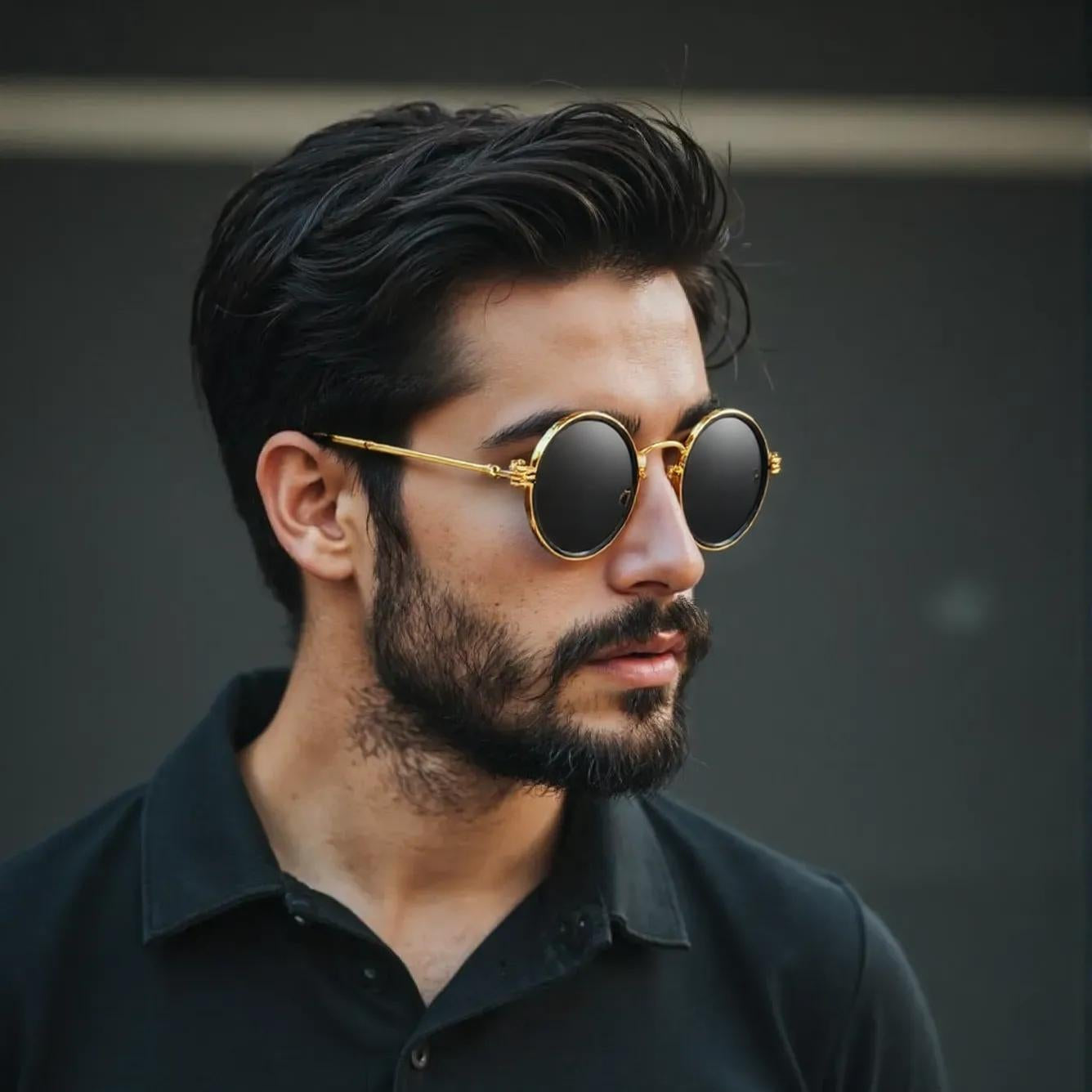 Hollis – Retro Frame Sunglasses