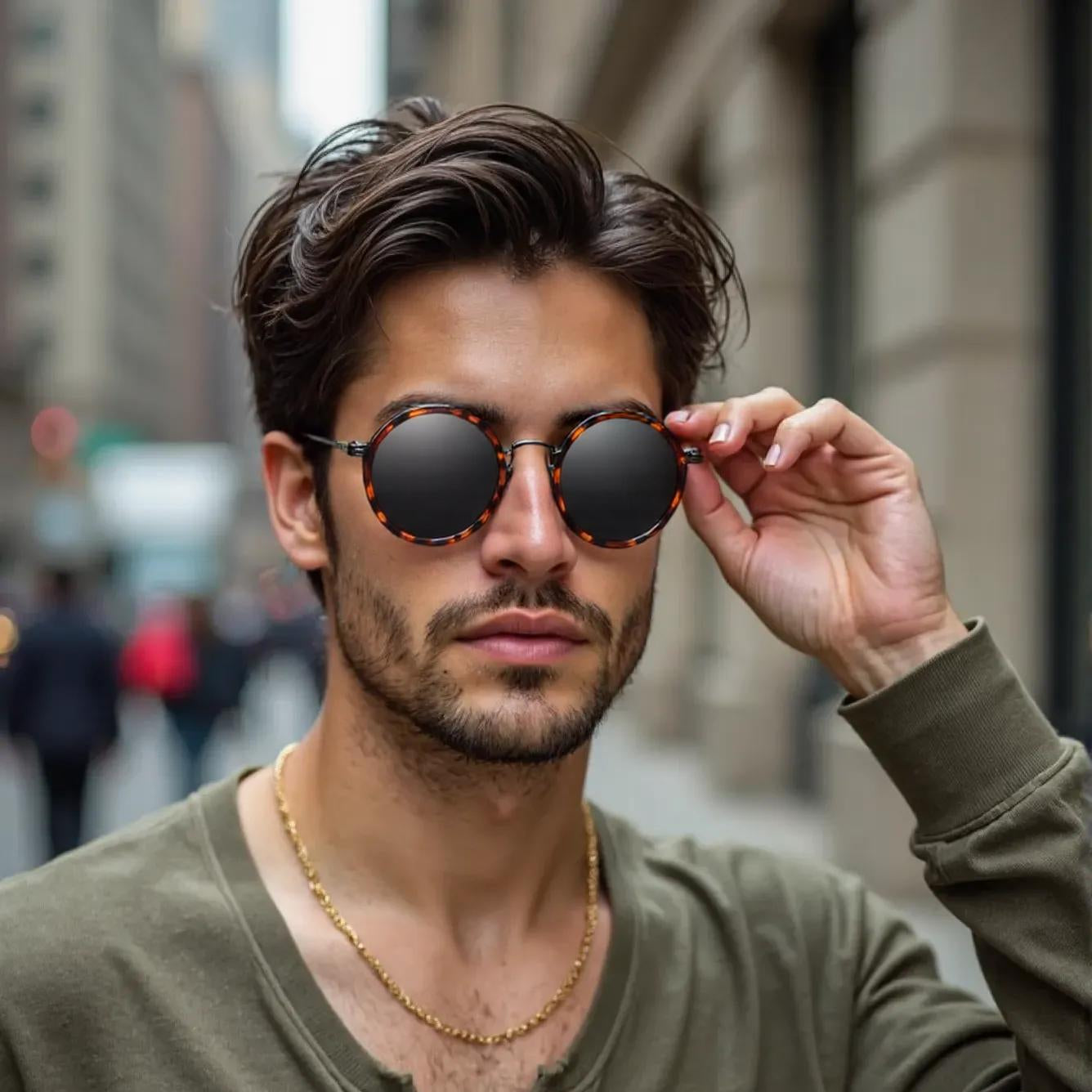 Hollis – Retro Frame Sunglasses