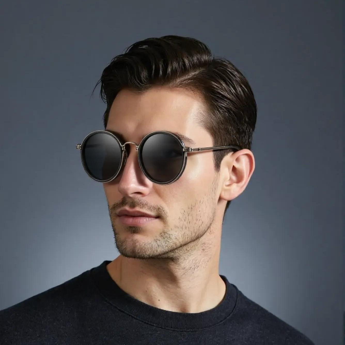 Hollis – Retro Frame Sunglasses