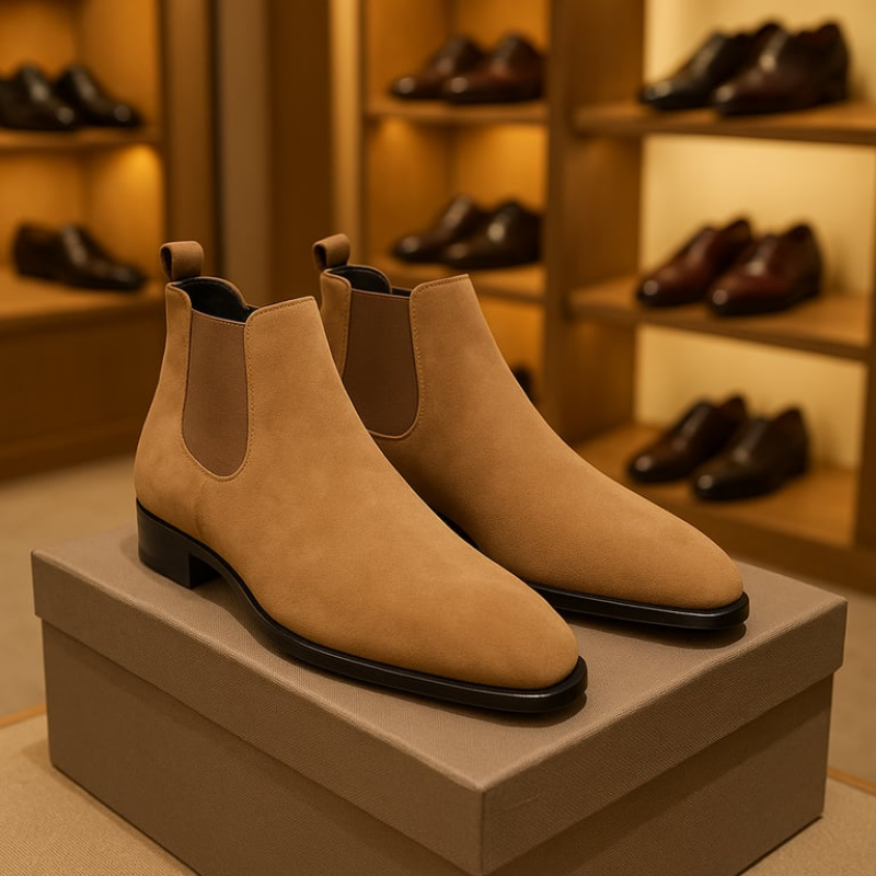 Tatum – Suede Chelsea Boots