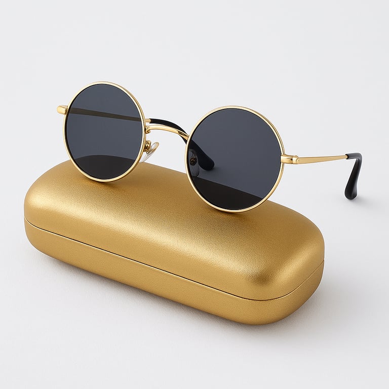 Malik – Classic Round Retro Sunglasses