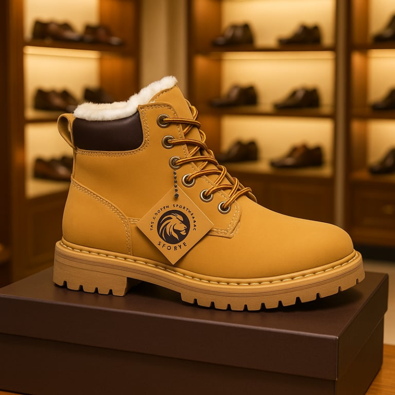Bailey – Leather High-Top Boots